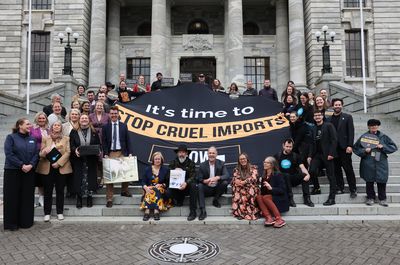 SPCA supports petition handover at Parliament calling for an end to cruel imports