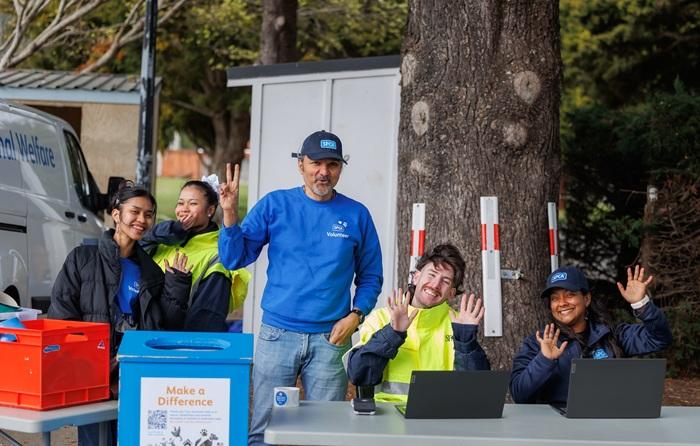SPCA staff and volunteers at event