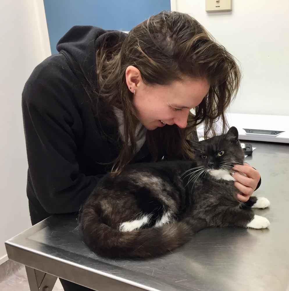 Louise and Cheeko reunite at SPCA's Auckland Centre