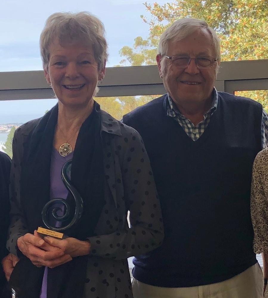 Marjorie Orr (with husband Colin)