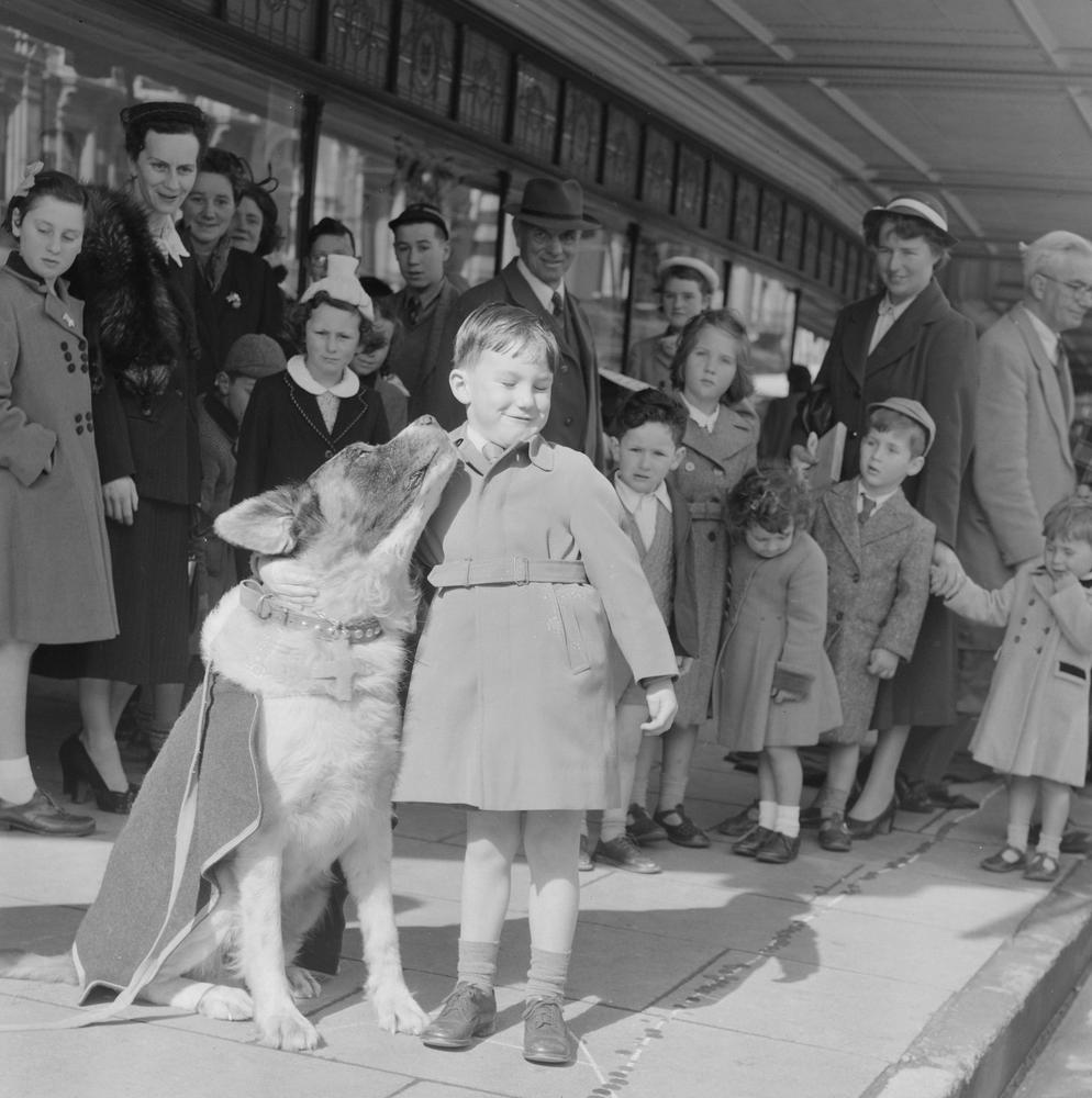 Richard Farrow after donating to the SPCA copper trail. 